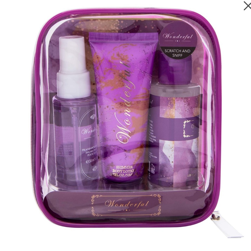 Purple Bath & Body Set
